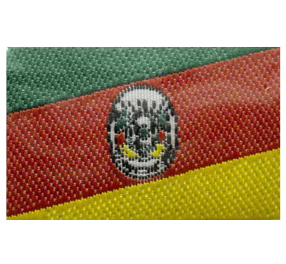 ETIQUETA BORDADA RS - 50MM x 66MM - C/ 10 UNIDADES