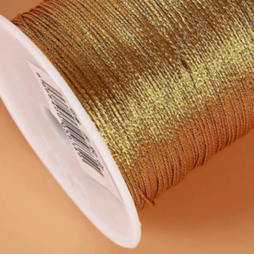 CORDONÊ NYBC OURO 1MM ROLO C/100M