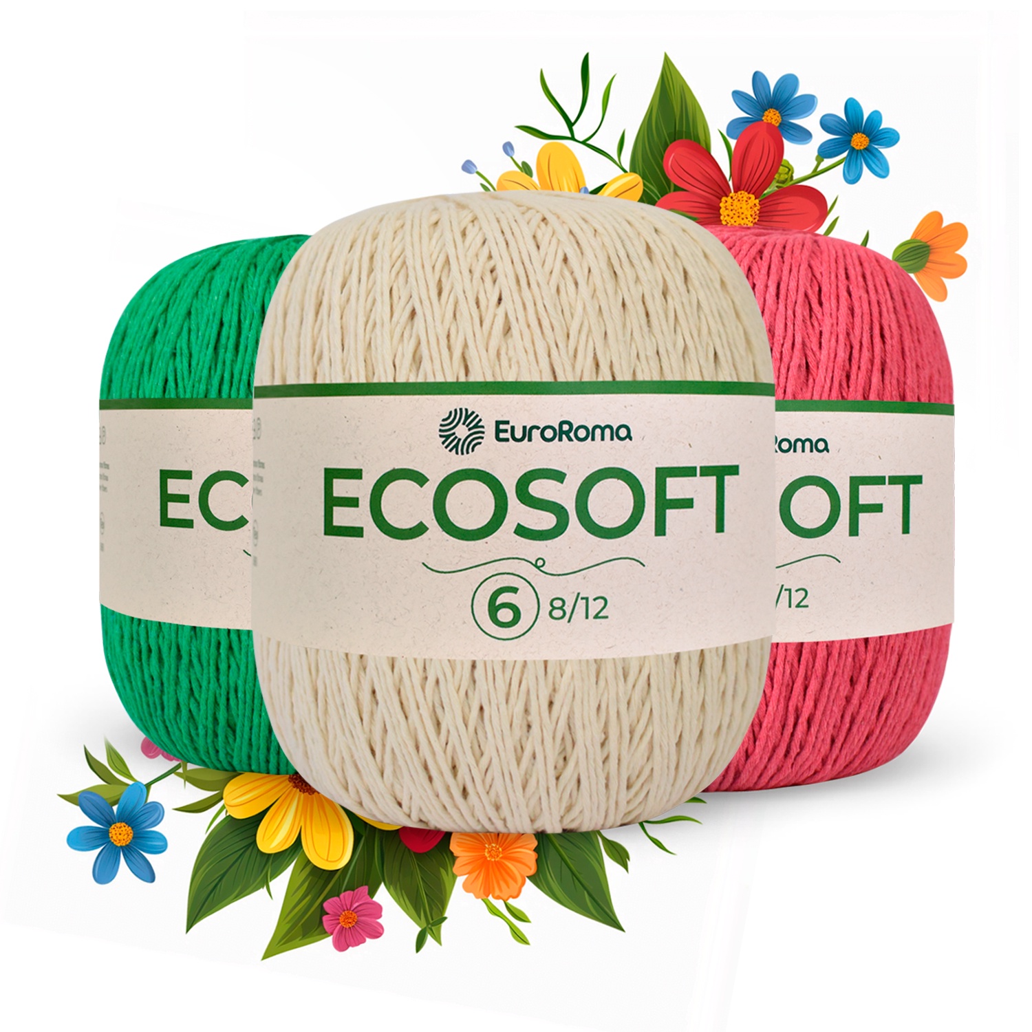 Barbante EuroRoma Ecosoft 6 452m 422g