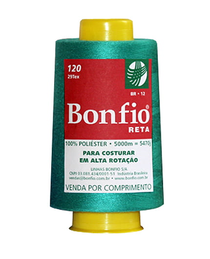 LINHA BONFIO COSTURA RETA 120 - C/ 1828 METROS 