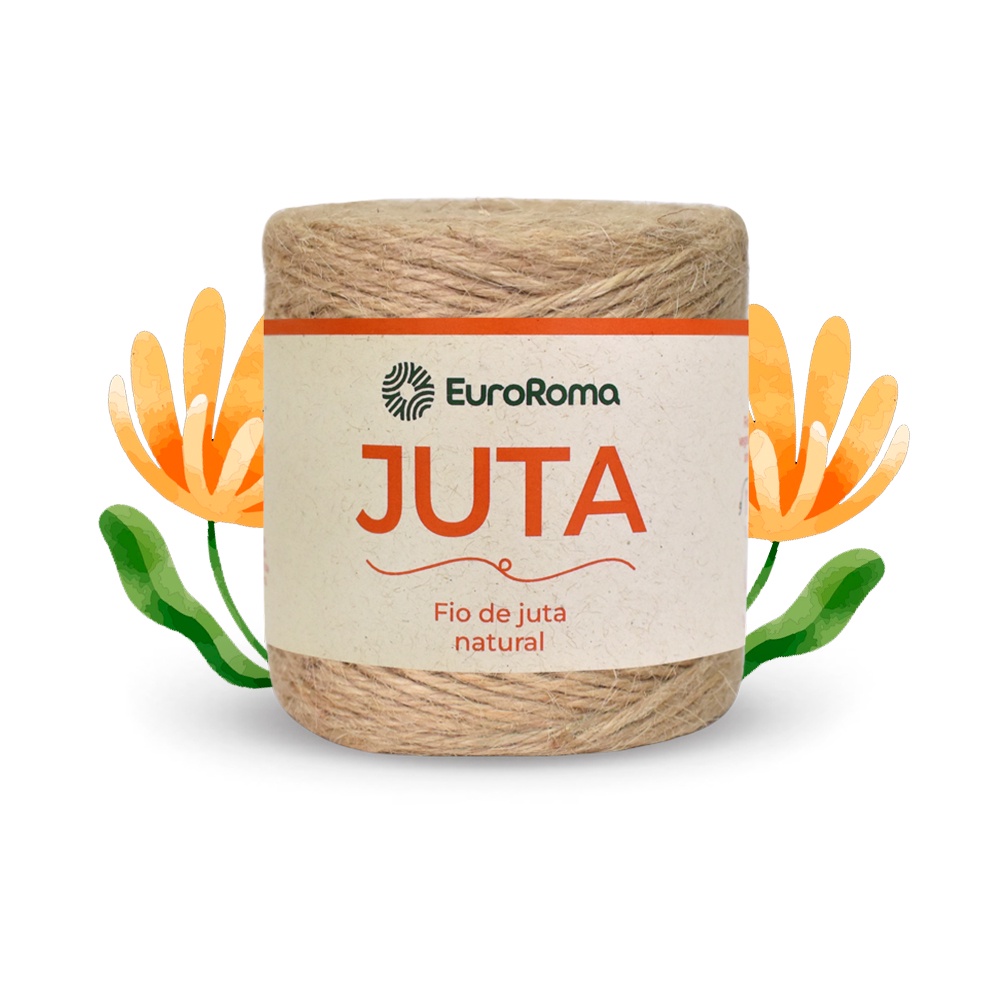 Fio EuroRoma Juta Natural 125m 10/4