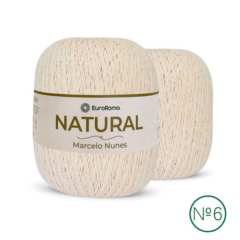 Linha EuroRoma Natural Cru Marcelo Nunes Nº6 8/12 795m 700g