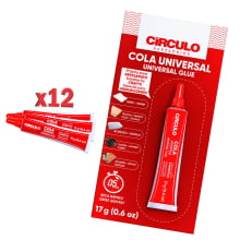 Cola Universal Círculo 17g Caixa c/ 12 Unidades
