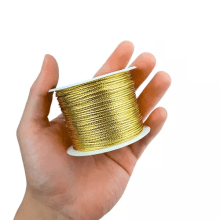 CORDONÊ NYBC OURO 1MM ROLO C/100M