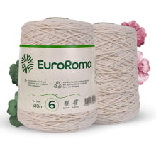Barbante Euroroma Cru N6 4/6 600g 610m