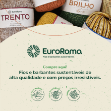 Barbante Euroroma Cru N6 4/6 600g 610m