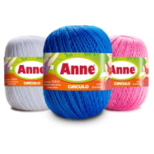 Linha Anne Circulo 500m 147g 100% Algodão Ne 4/2
