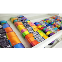 Fita de Cetim Multicolor Colorida