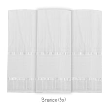 Kit Toalha de Banho Velour P/Bordar Bella Liso c/3 Unidades 70 x 140cm