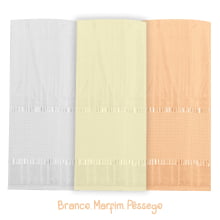 Kit Toalha de Banho Velour P/Bordar Bella Liso c/3 Unidades 70 x 140cm