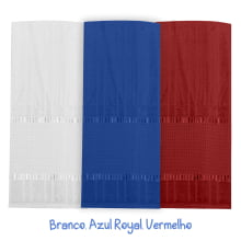 Kit Toalha de Banho Velour P/Bordar Bella Liso c/3 Unidades 70 x 140cm