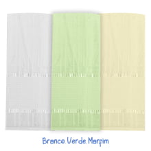 Kit Toalha de Banho Velour P/Bordar Bella Liso c/3 Unidades 70 x 140cm