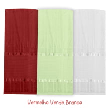 Kit Toalha de Banho Velour P/Bordar Bella Liso c/3 Unidades 70 x 140cm