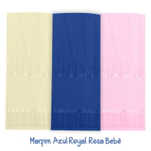 Kit Toalha de Banho Velour P/Bordar Bella Liso c/3 Unidades 70 x 140cm