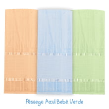 Kit Toalha de Banho Velour P/Bordar Bella Liso c/3 Unidades 70 x 140cm