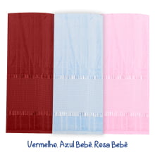 Kit Toalha de Banho Velour P/Bordar Bella Liso c/3 Unidades 70 x 140cm