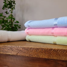 Toalha Banho Velour P/Bordar Bella Liso 70 x 140cm