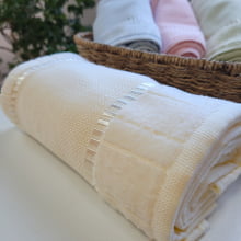 Toalha de Rosto Velour P/Bordar Bella liso 50 x 80cm