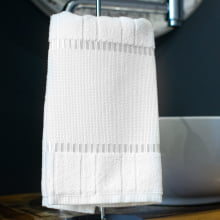 Toalha Lavabo Velour P/Bordar Bella Liso 30 x 45cm