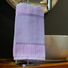 Toalha Lavabo Velour P/Bordar Bella Liso 30 x 45cm