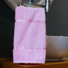 Toalha Lavabo Velour P/Bordar Bella Liso 30 x 45cm