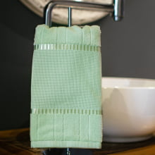 Toalha Lavabo Velour P/Bordar Bella Liso 30 x 45cm