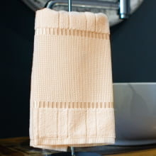Toalha Lavabo Velour P/Bordar Bella Liso 30 x 45cm