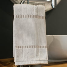 Toalha Lavabo Velour P/Bordar Bella Liso 30 x 45cm
