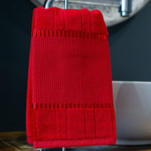 Toalha Lavabo Velour P/Bordar Bella Liso 30 x 45cm